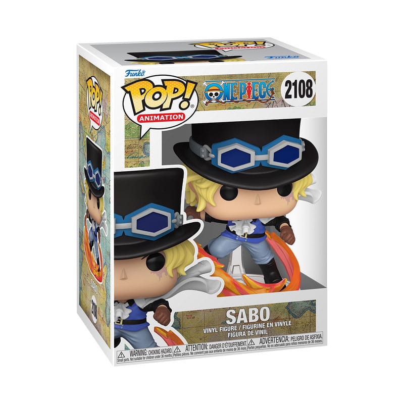 One Piece Figura POP! Vinyl Animation Sabo 9 cm