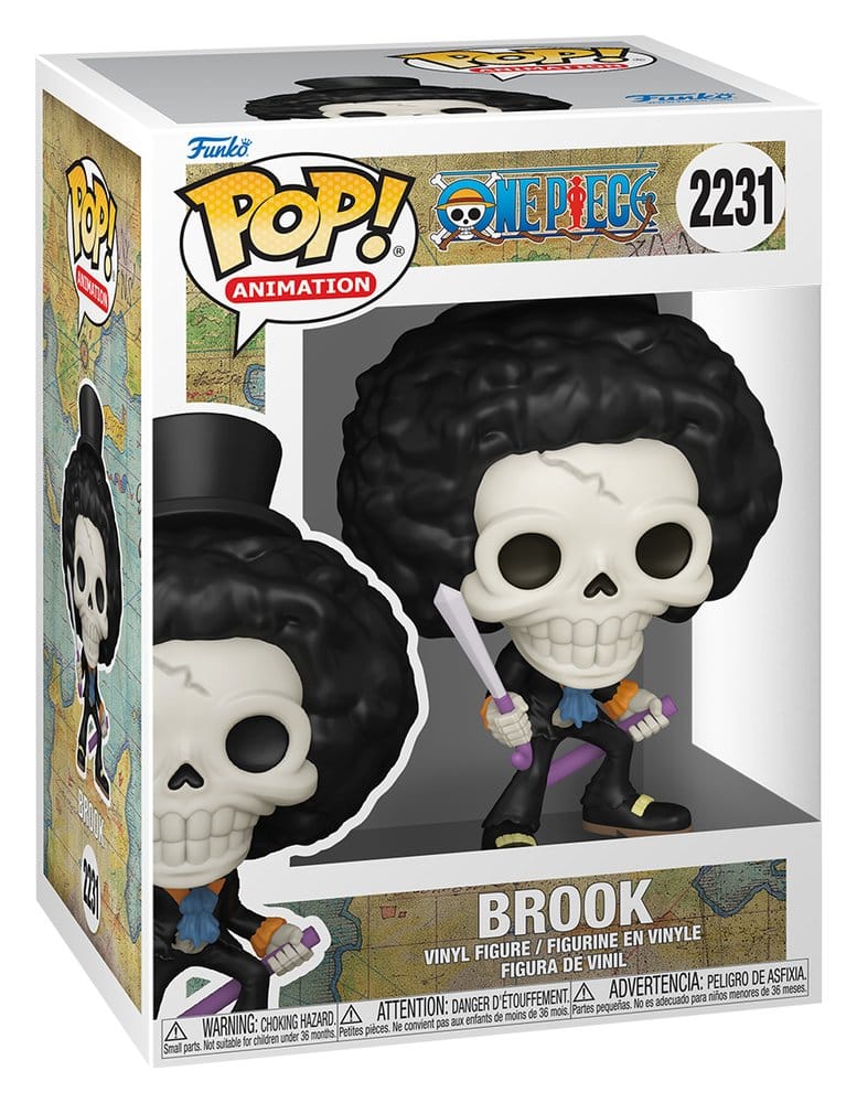 One Piece POP! Animation Vinyl Figura Brook (Refresh) 9 cm