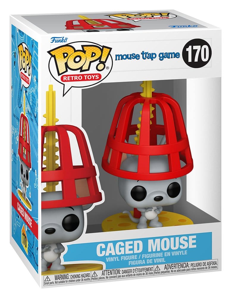 Mouse Trap POP! Games Vinyl Figura Caged Mouse 9 cm 9 cm