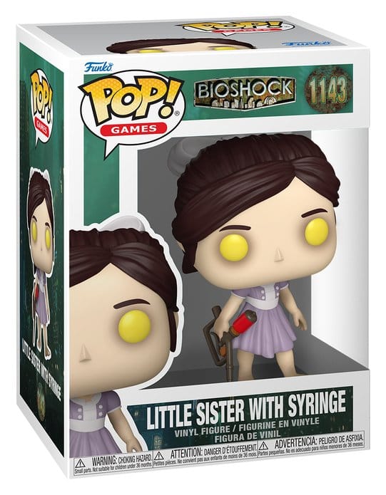 Bioshock Figura POP! Games Vinyl Little Sister w/Syringe 9 cm