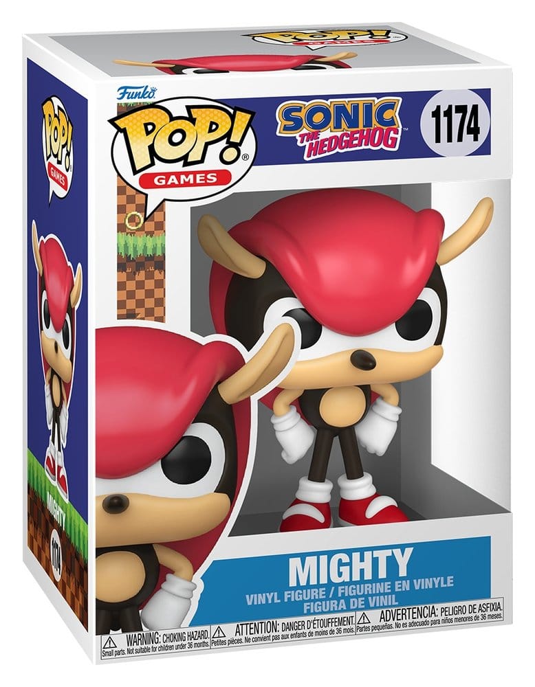 Sonic - The Hedgehog POP! Movies Vinyl Figuren Mighty the Armadillo 9 cm - Z POP Toys