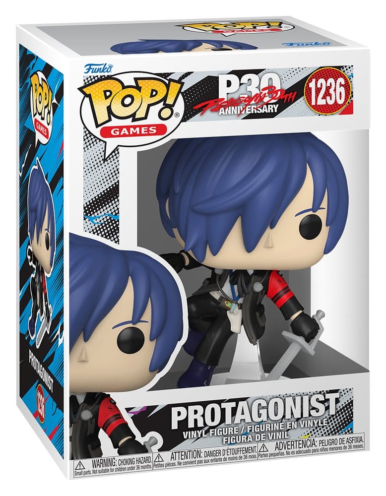 Persona 3 Figura POP! Games Vinyl Male Protagonist (Makoto) 9 cm