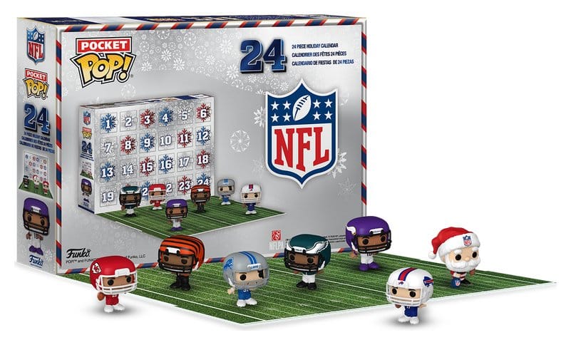 NFL Pocket POP! Calendario de adviento 24 Day Countdown