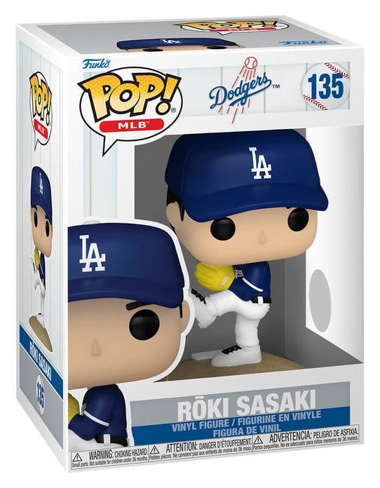 MLB Figura POP! Vinyl Dodgers- Roki Sasaki 9 cm