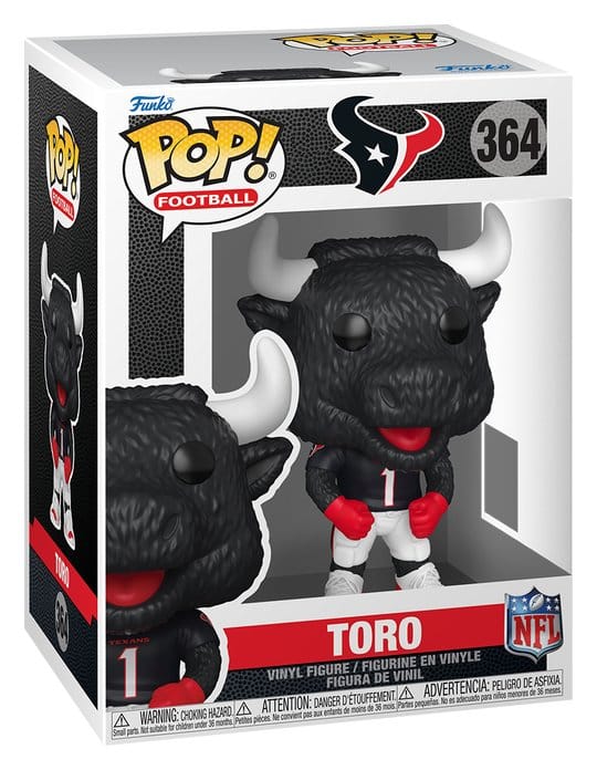 NFL Figura POP! Vinyl Mascots: Texans- Toro 9 cm