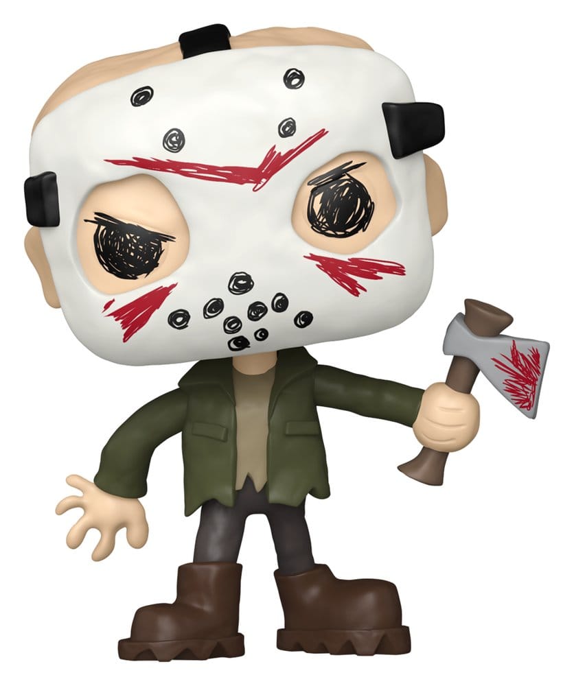 Viernes 13 Figura POP! Movies Vinyl Doodles- Jason 9 cm