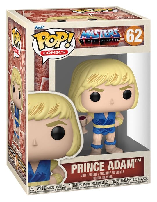 MOTU Vintage Figura POP! Comics Vinyl Prince Adam (Vintage) 9 cm