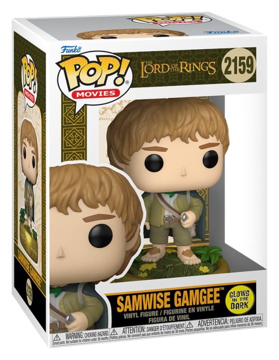El Señor de los Anillos POP! Movies Vinyl Figuren Samwise Gamgee (GW) 9 cm