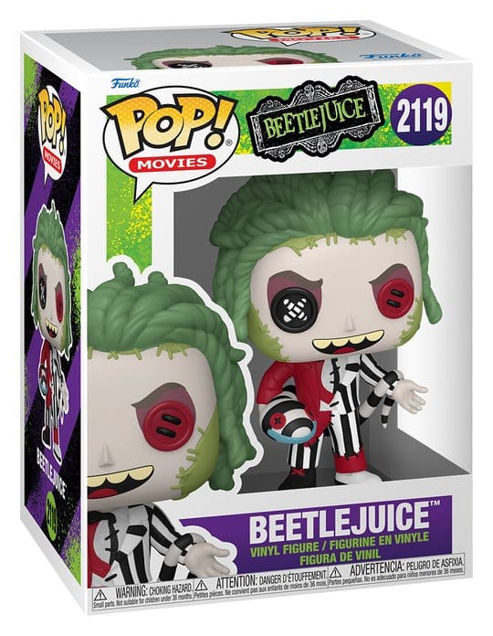Beetlejuice POP! Movies Vinyl Figura Patchwork: Beetlejuice 9 cm
