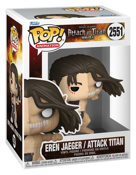Attack on Titan POP! Animation Vinyl Figura Split- Attack Titan 9 cm
