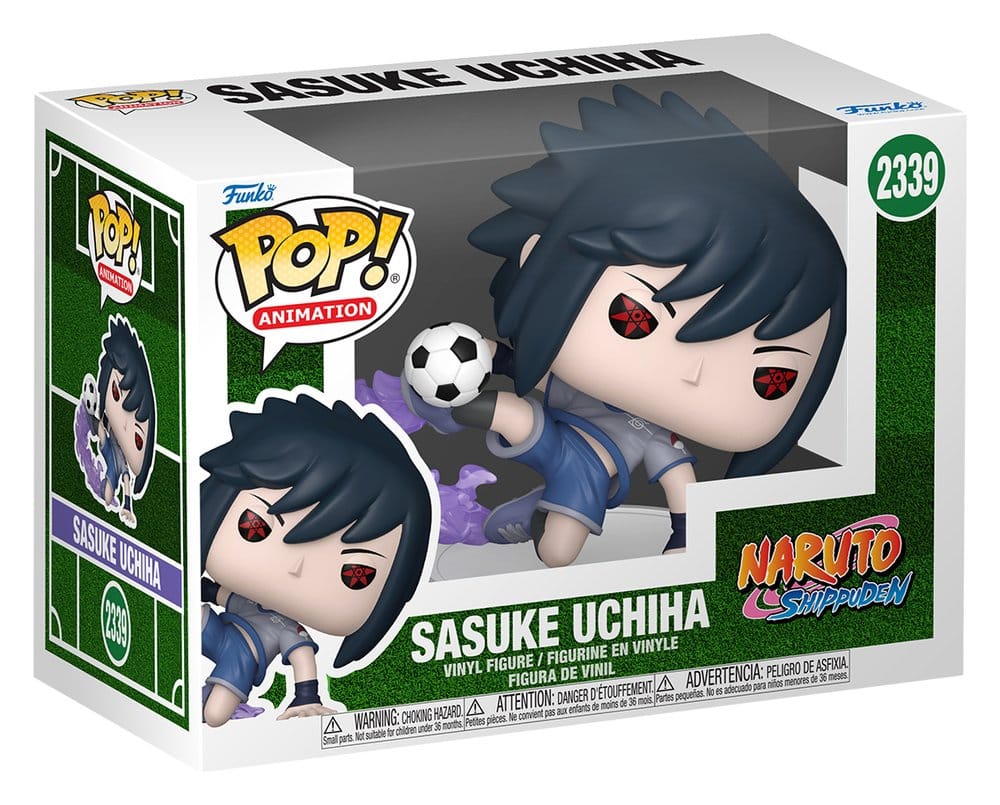 Naruto Soccer Figura POP! Football Vinyl Sasuke 9 cm