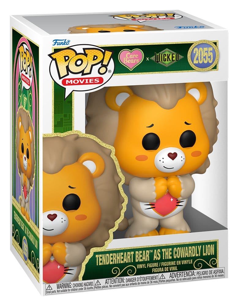 Wicked x Osos amorosos Figura POP! Vinyl Tenderheart Bear as the Cowardly Lion 9 cm