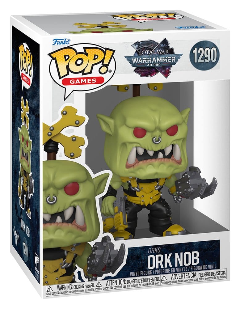 Warhammer 40,000 Figura POP! Games Vinyl Ork Nob 9 cm