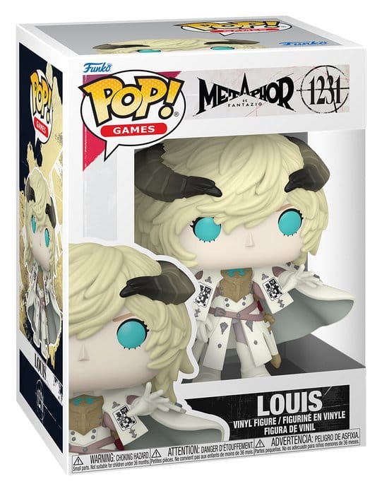 Metaphor: ReFantazio Figura POP! Games Vinyl Louis Guiabern 9 cm