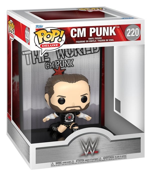 WWE POP! Deluxe Vinyl Figura CM Punk 9 cm