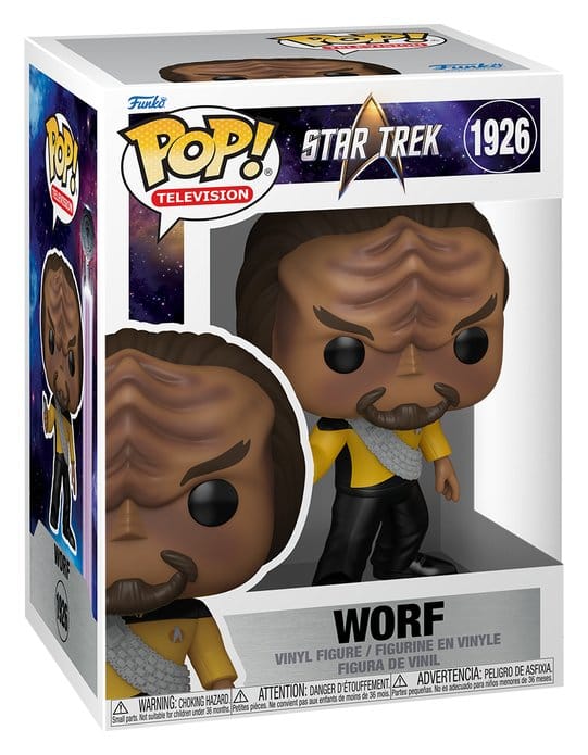 Star Trek TNG Figura POP! Television Vinyl Worf 9 cm