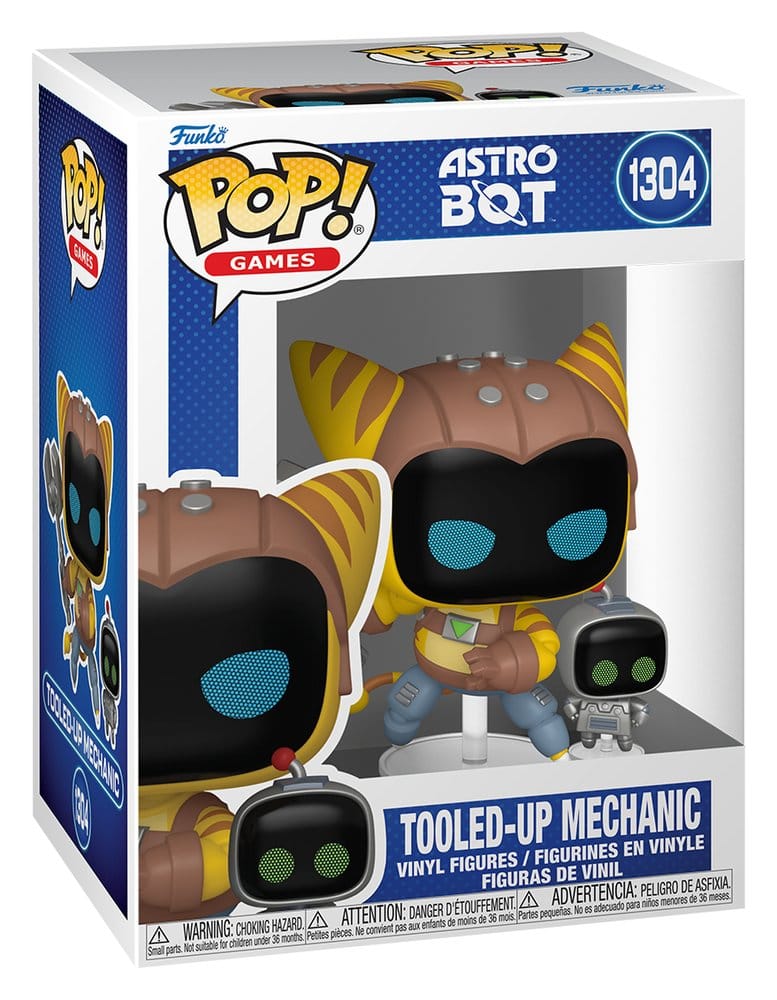 Astro Bot Figura POP! Vinyl TU Mechanic 9 cm