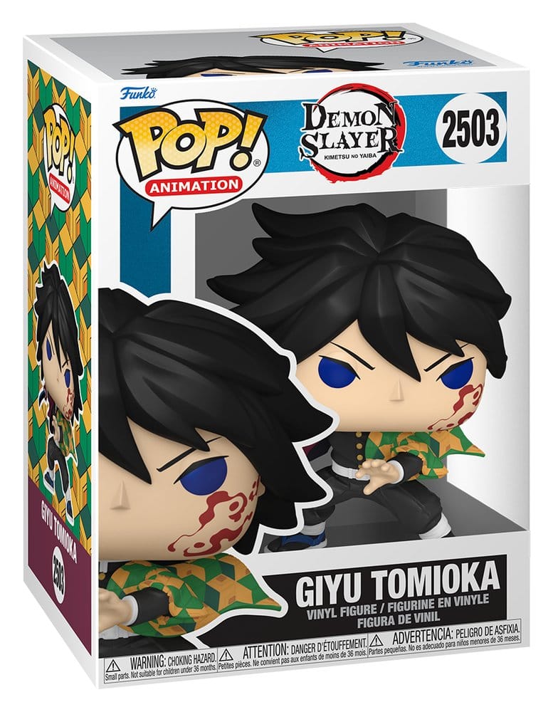 Demon Slayer: Kimetsu no Yaiba - The Movie Figura POP! Animation Vinyl Giyu 9 cm