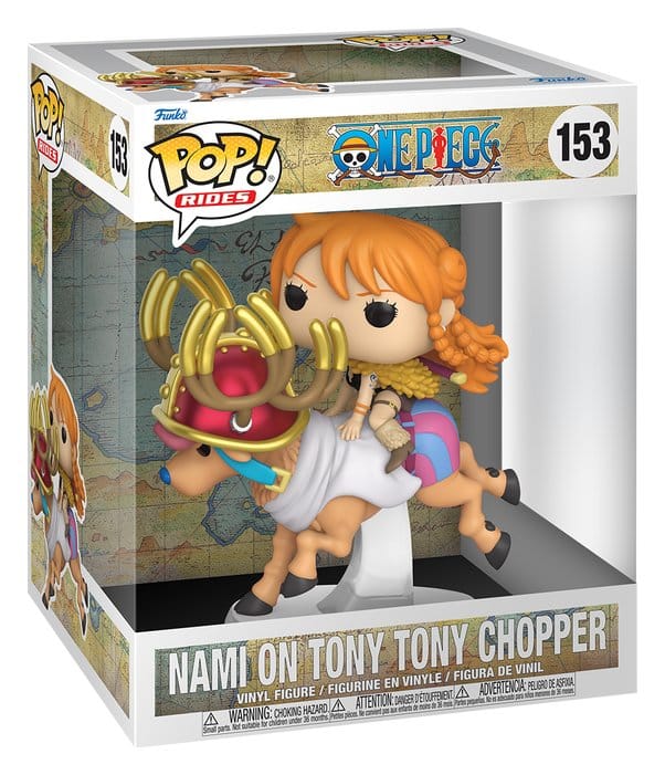 One Piece POP! Rides Deluxe Vinyl Figura Nami & Chopper 15 cm
