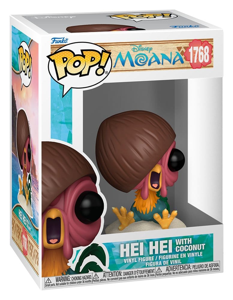 Moana Figura POP! & Buddy Vinyl Hei Hei w/Coconut 9 cm