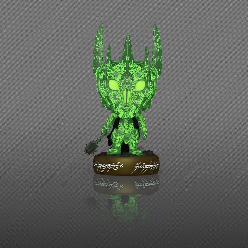 El Señor de los Anillos Figura POP! Premium Vinyl Sauron w/Weapon (GW) 9 cm
