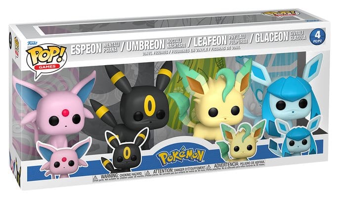Pokemon Pack de 4 Figuras POP! Vinyl Eeveelutions #2 Black Friday Bundle 9 cm