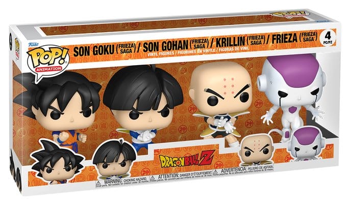 Dragon Ball Pack de 4 Figuras POP! Vinyl Refresh Black Friday Bundle 9 cm