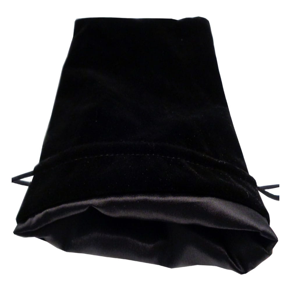 FanRoll Bolsa para Dados Velvet Black with Black Satin Large