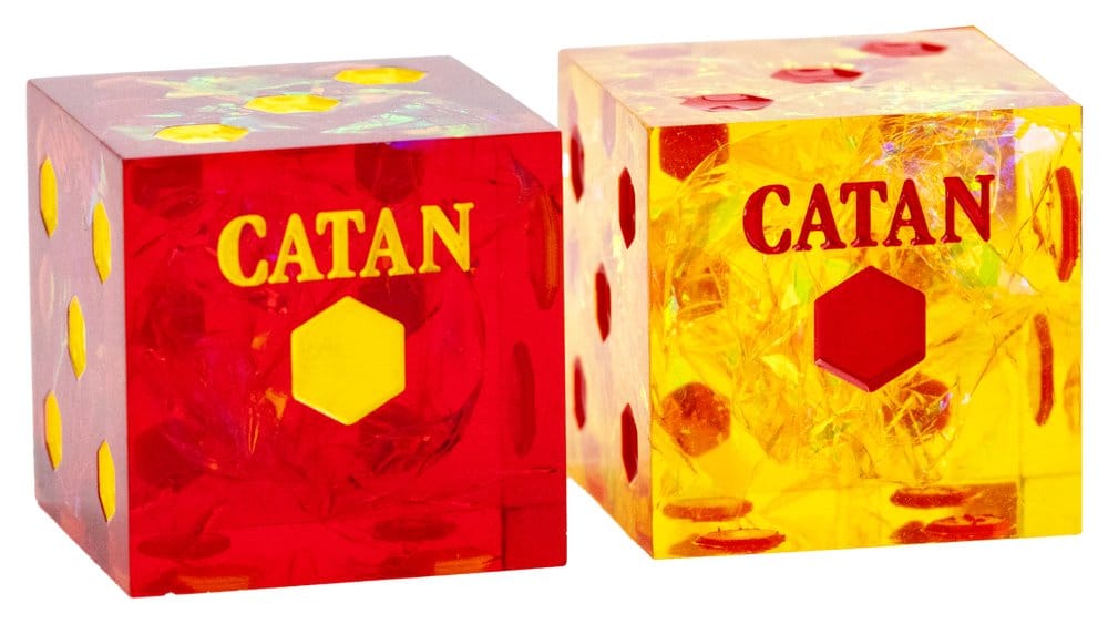 Catan Pack de Dados D6 Sharp Edge Resin 