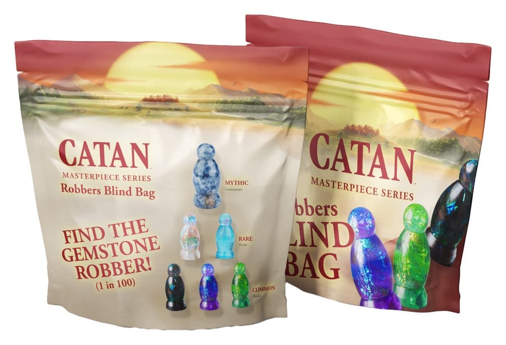 Catan Masterpiece Series mini figuras Blind Bag Resin Robber