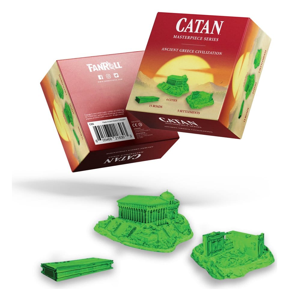 Catan Masterpiece Series Set de mini figuras Grecia
