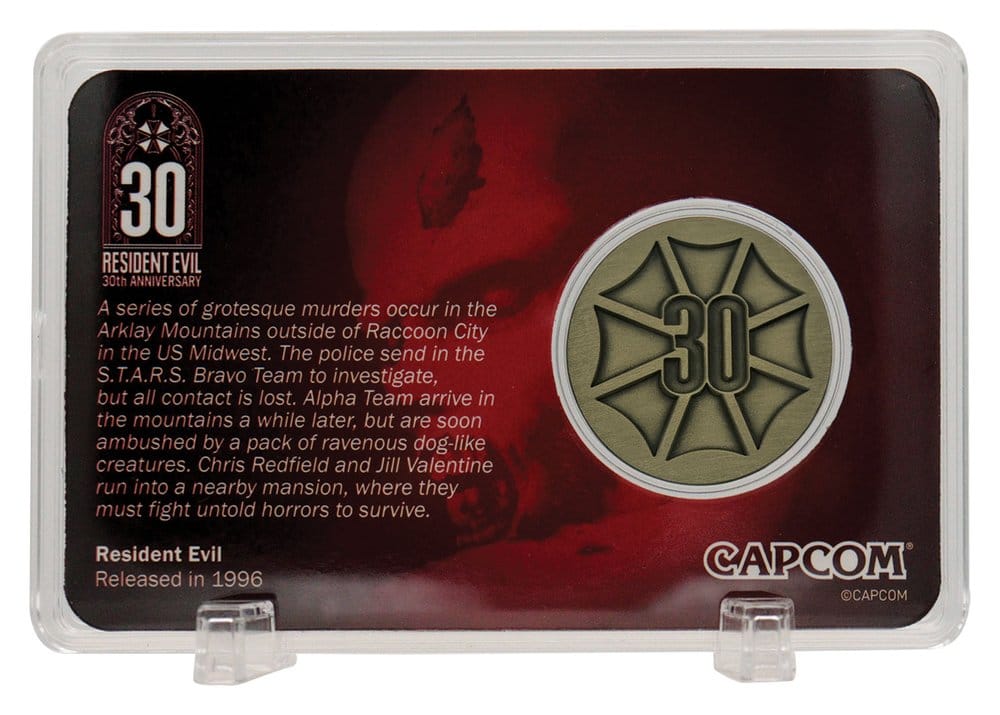 Resident Evil Moneda 30th Anniversary Antique Brass Edition