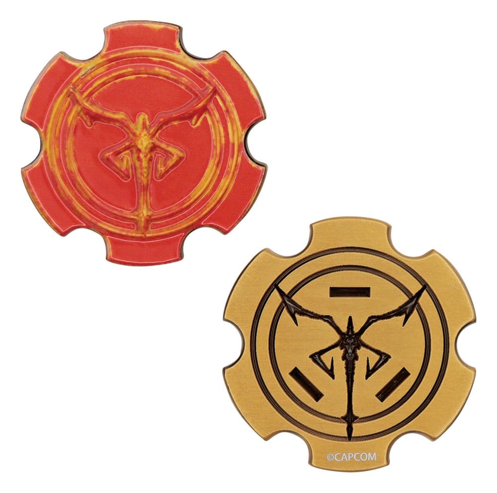 Resident Evil 4 Réplica Church Puzzle Medallion Set