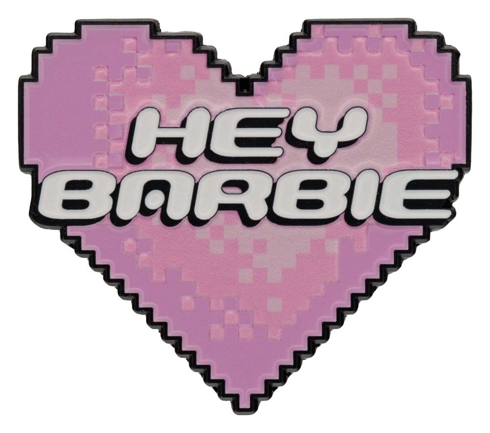 Barbie Llavero & Chapa Set
