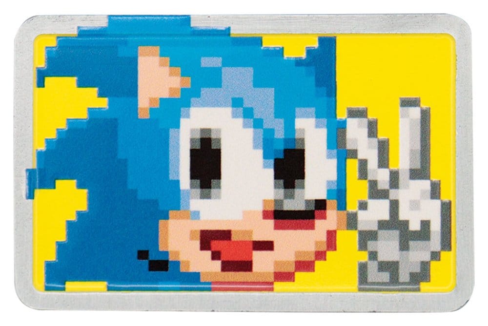 Sonic The Hedgehog Llavero & Chapa Set