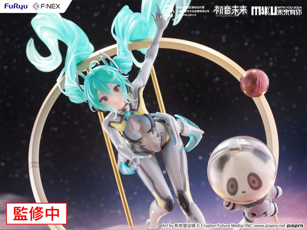 Hatsune Miku F:NEX estatua PVC 1/7 Miku with You 2024 Ver. 29 cm