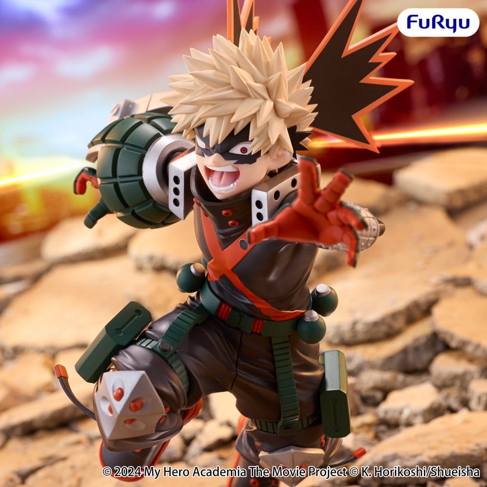 My Hero Academia: You're Next Figura PVC Muchute Katsuki Bakugo 25 cm