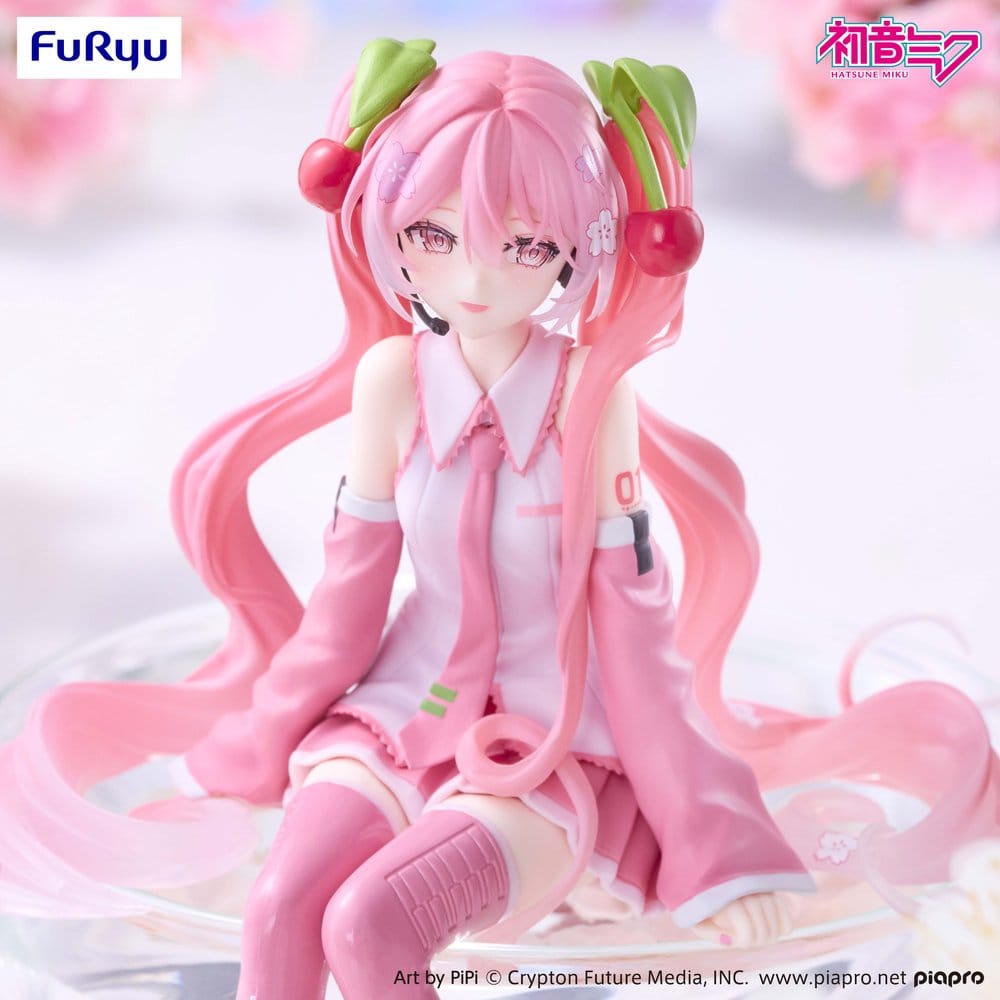 Hatsune Miku Figura PVC Noodle Stopper Sakura Miku 2026 Smile Ver. 14 cm
