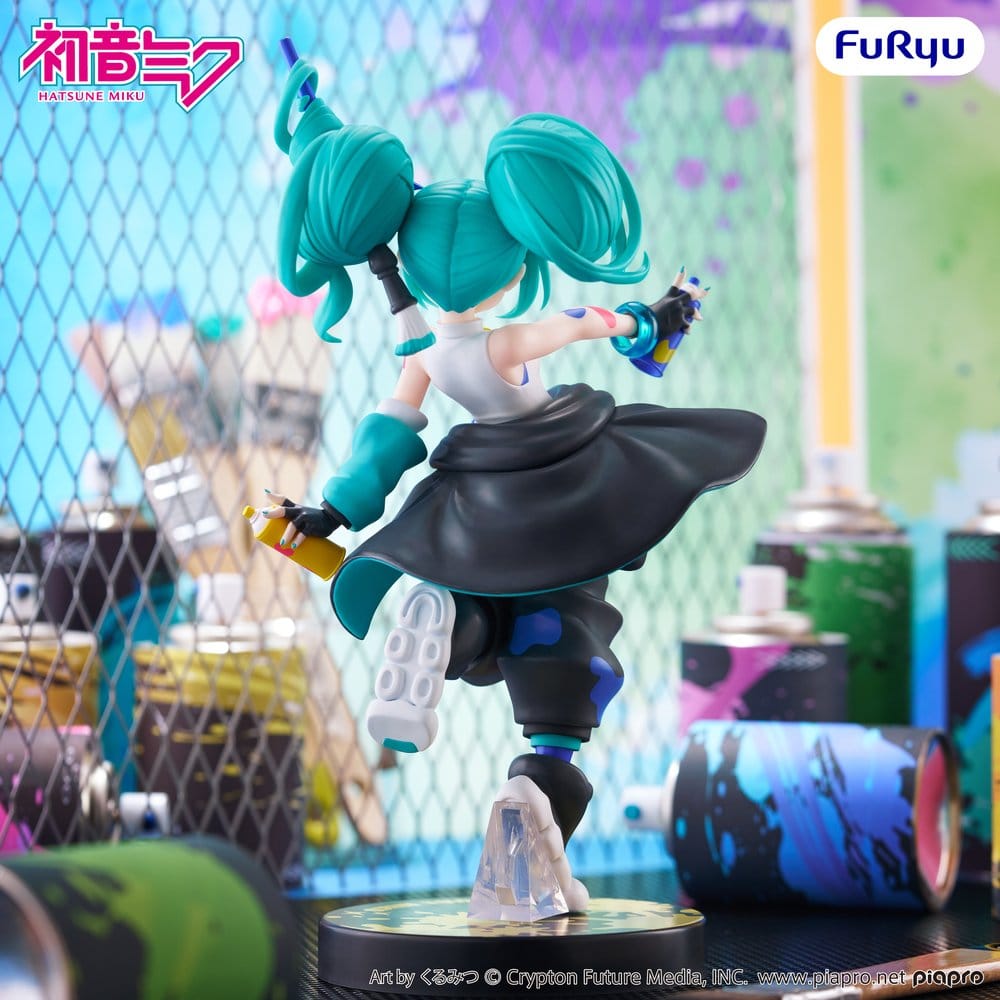 Hatsune Miku Estatua PVC Muchute Paint Girl Another Color Ver. 23 cm