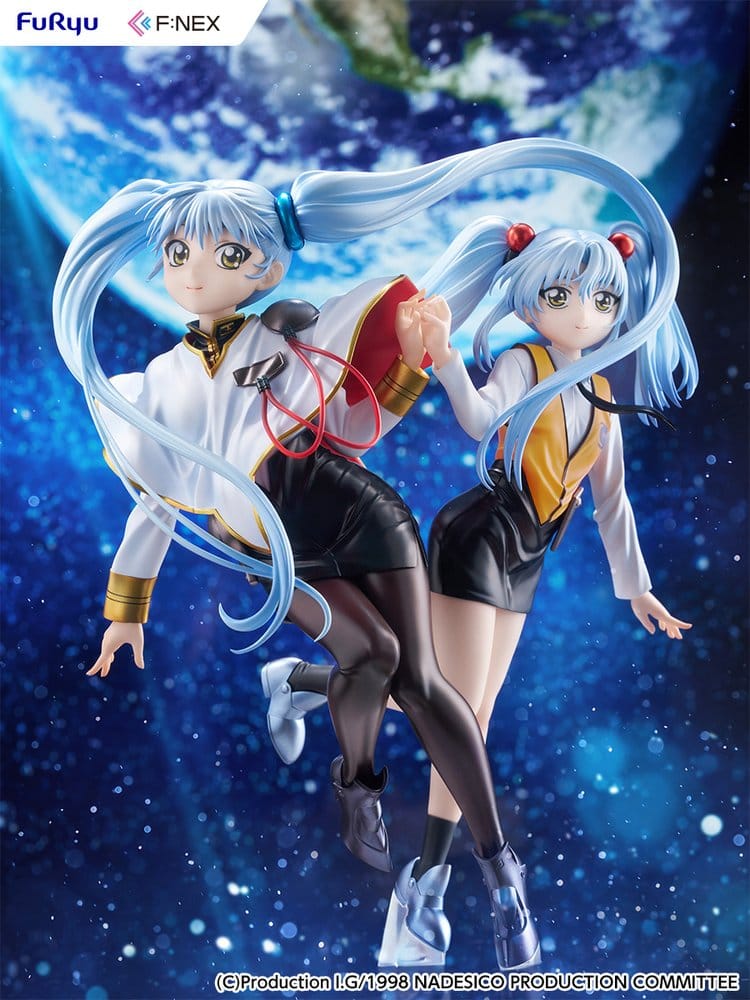 Nadesico the movie The prince of darkness Figura PVC 1/7 Ruri Hoshino double ruriruri Ver. 22 cm