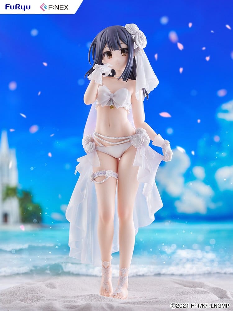 Fate/kaleid liner Prisma Illya: Licht - The Nameless Girl F:NEX Figura PVC 1/7 Miyu Edelfelt Wedding Swimsuit Ver. 21 cm