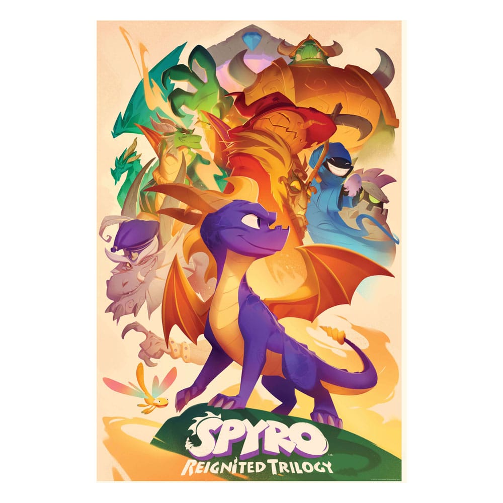 Spyro Reignited Trilogy Puzzle Kids Heroes (160 piezas)