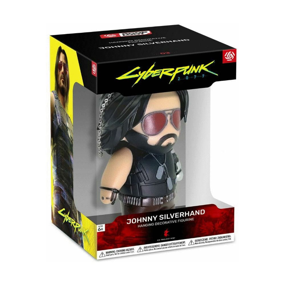 Cyberpunk 2077 Figura para colgar Johnny Silverhand 10 cm