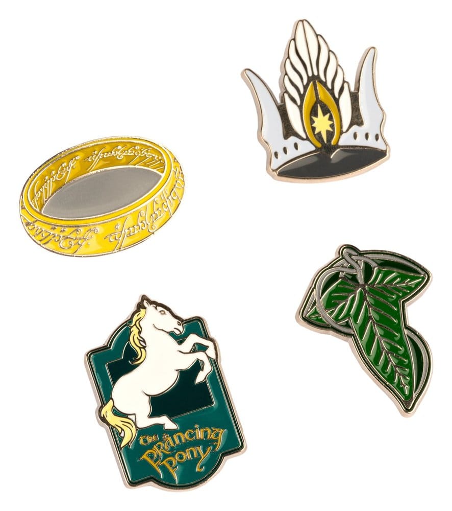 El Señor de los Anillos Pins Set de 4