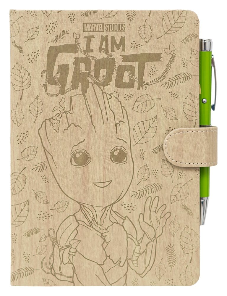 Marvel Cuaderno Premium con Bolígrafo Proyector Groot A5