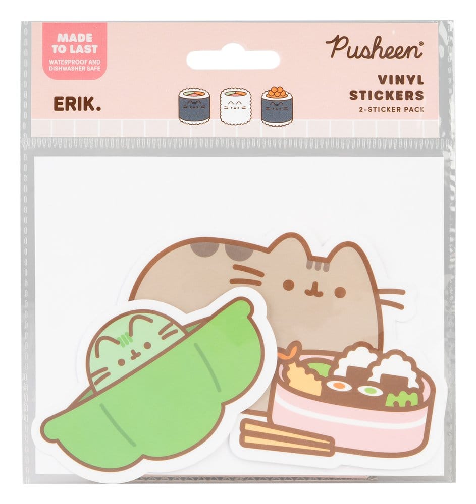 Pusheen Pegatinas de vinilo Sushi Roll Vol. 4 Set de 2