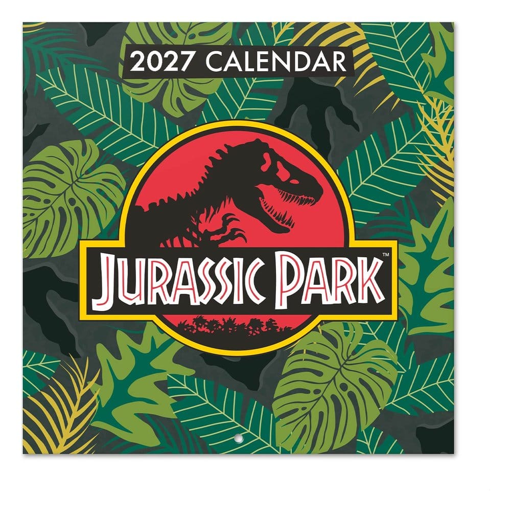 Jurassic Park Calendario de pared 2027 30 x 30 cm