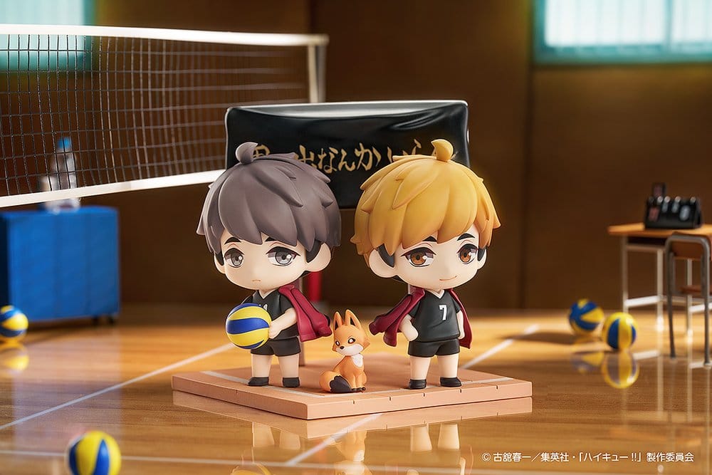 Haikyu!! Qset+ pack de 2 Figuras Mini Atsumu Miya & Osamu Miya 8 cm