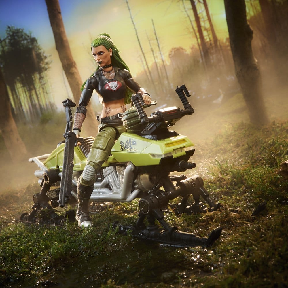 G.I. Joe Classified Series Figura y Vehículo #194 Zanya y Dreadnok Chameleon (Swamp Skier) 15 cm