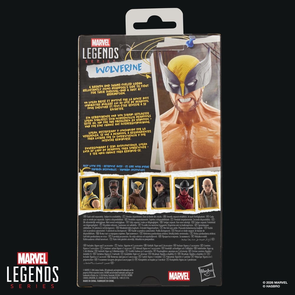 Deadpool & Wolverine Marvel Legends Figura Wolverine 15 cm